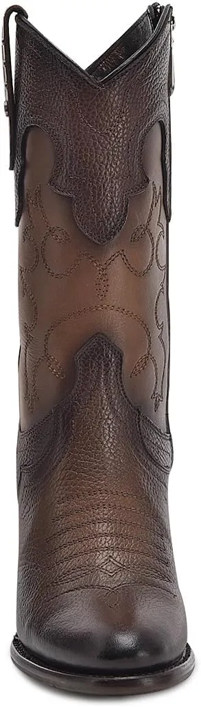 Cuadra Women's Bootie in Genuine Leather Brown 4V00RS
