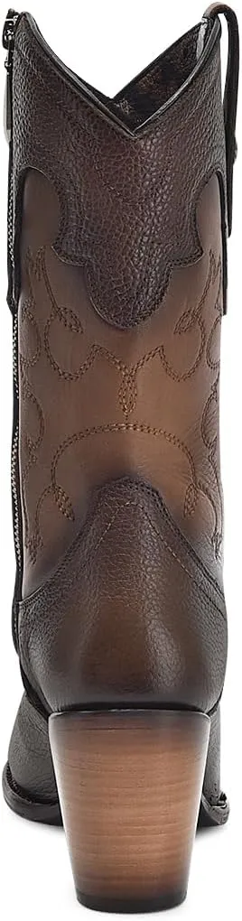 Cuadra Women's Bootie in Genuine Leather Brown 4V00RS