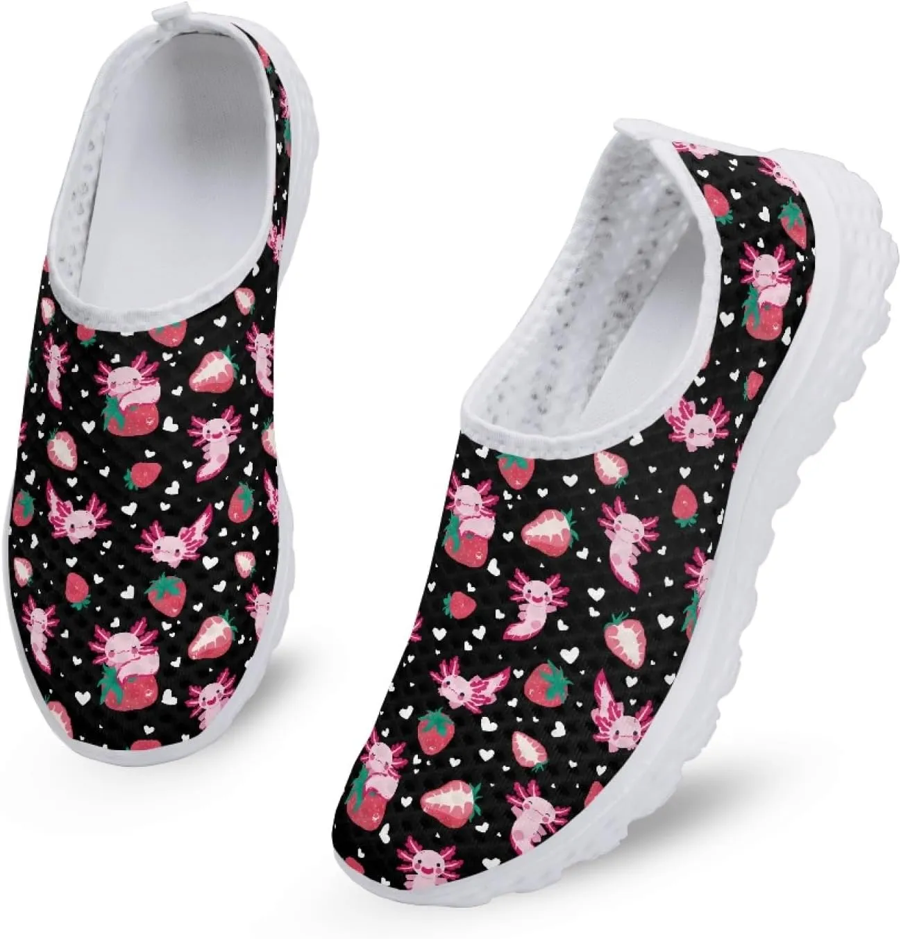 Cumagical Running Shoes Wide Width Breathable Women Slip On Shoes