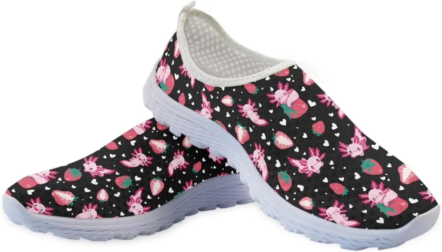 Cumagical Running Shoes Wide Width Breathable Women Slip On Shoes