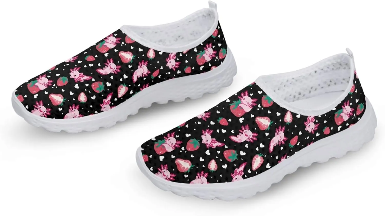 Cumagical Running Shoes Wide Width Breathable Women Slip On Shoes