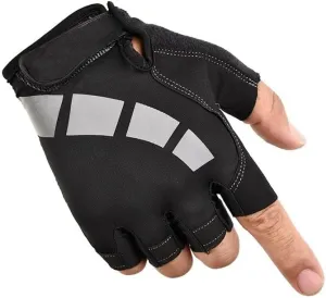 Cycling Gloves for Men and Women, Breathable Black Bike Gloves for Road & Mountain Biking, Fitness, Training, and Outdoor Riding, Lightweight, Anti-Slip Grip, Shock-Absorbing Pads