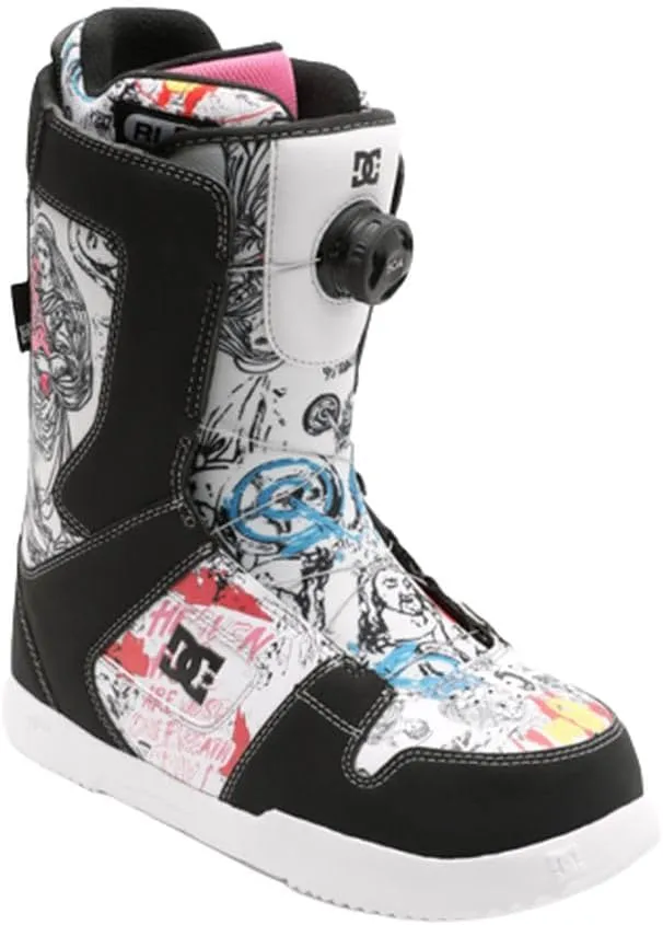 DC Shoes Men's AW Phase BOA Snowboard Boots - White/Black Print | 12