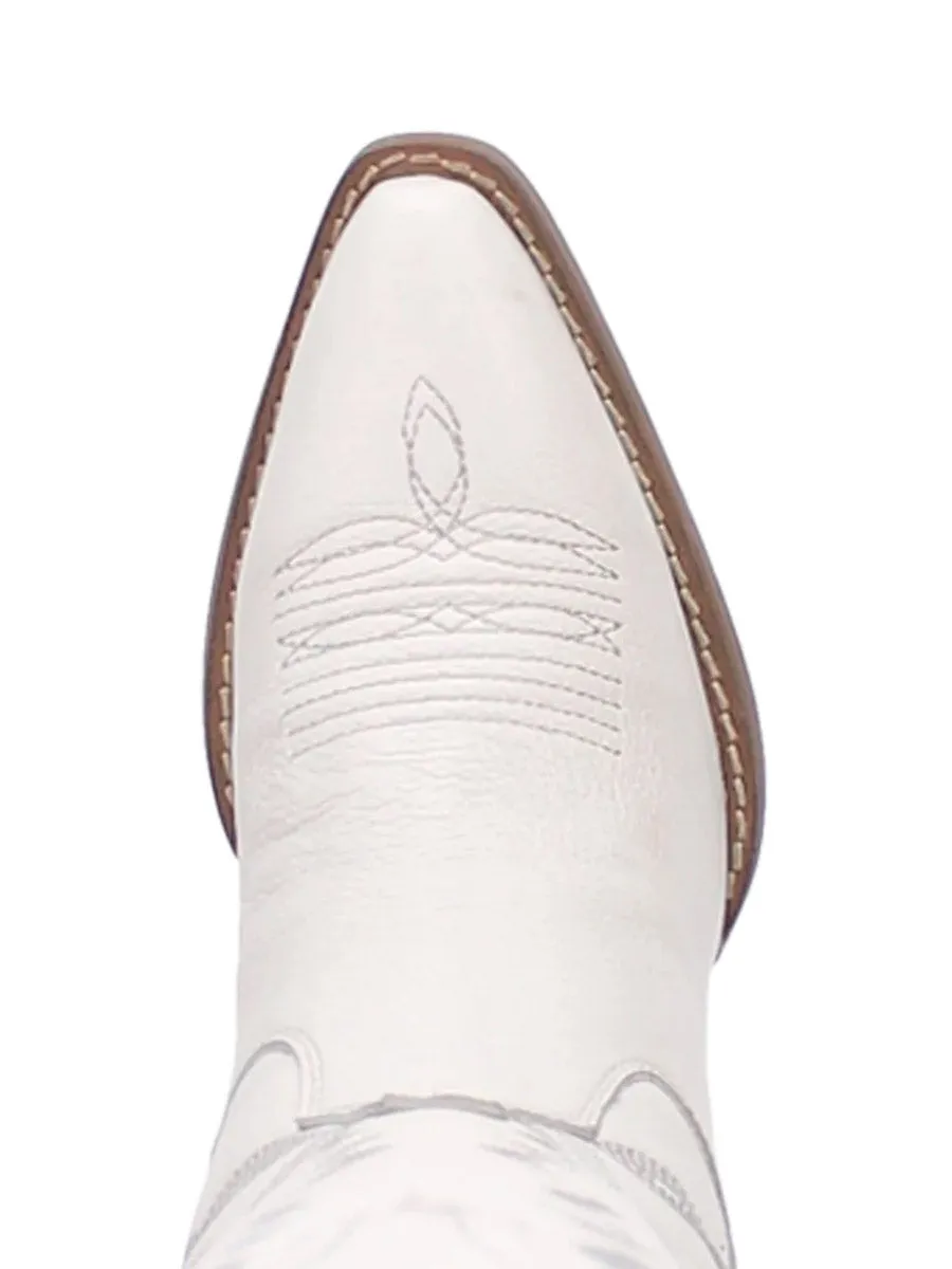 Dingo White High Cotton Boot