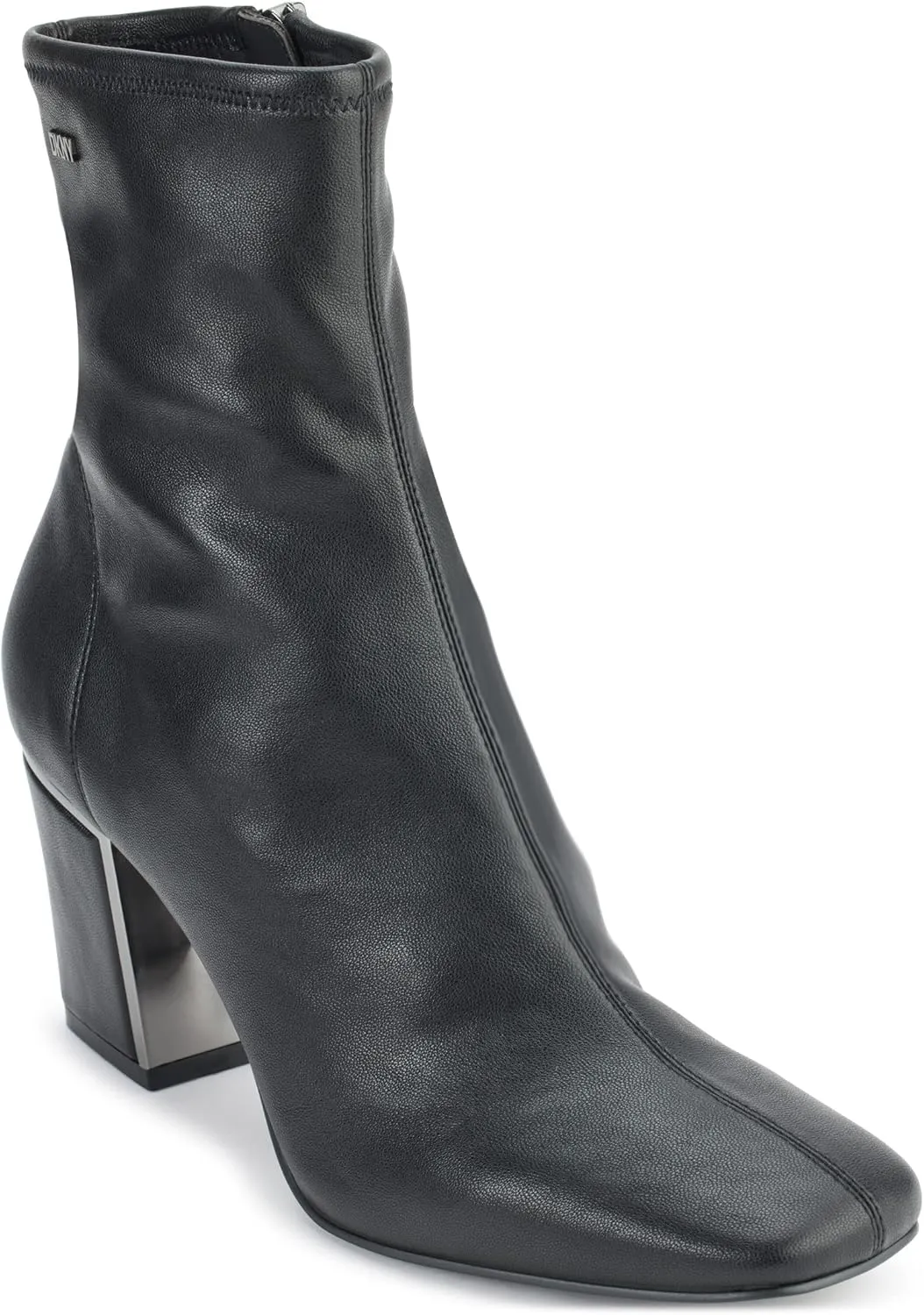DKNY Women's Cavale Evening Fashion Bootie with Block Heel Boot