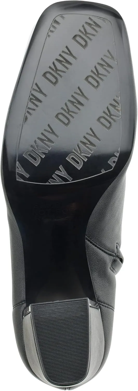 DKNY Women's Cavale Evening Fashion Bootie with Block Heel Boot