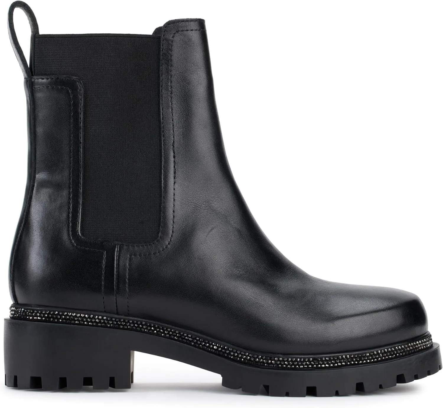 DKNY Women's Smooth Lug Sole Leather Boot Fashion
