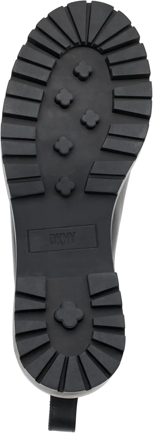 DKNY Women's Smooth Lug Sole Leather Boot Fashion