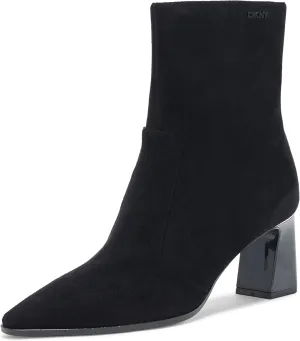DKNY Women's Sunny Evening Slip on Heeled Bootie Fashion Boot