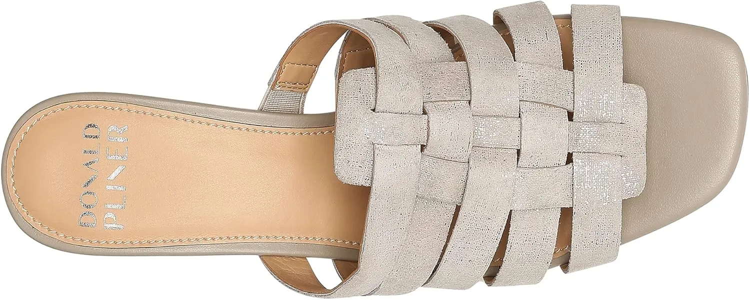 Donald Pliner Women's Chicago Distressed Metallic Mule