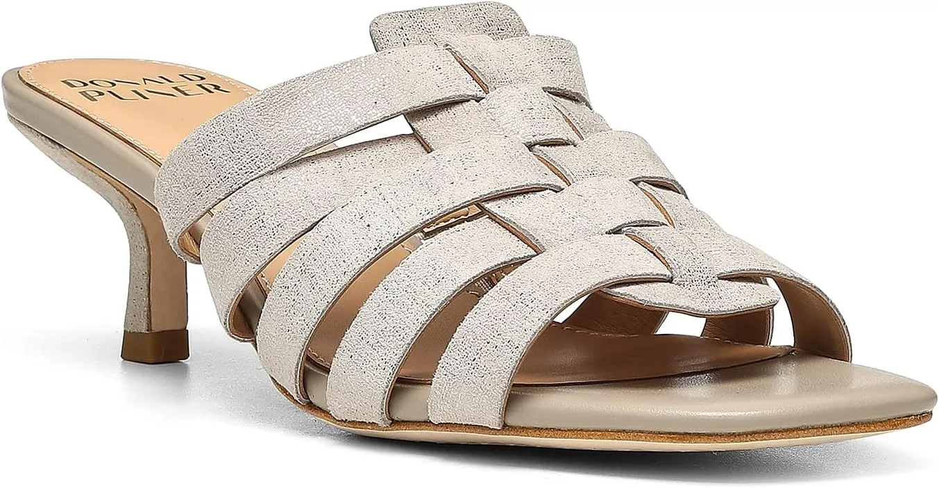 Donald Pliner Women's Chicago Distressed Metallic Mule