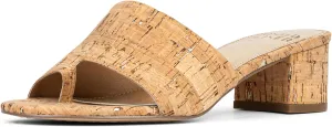 Donald Pliner Women's Naia Sparkle Cork Heeled Sandal