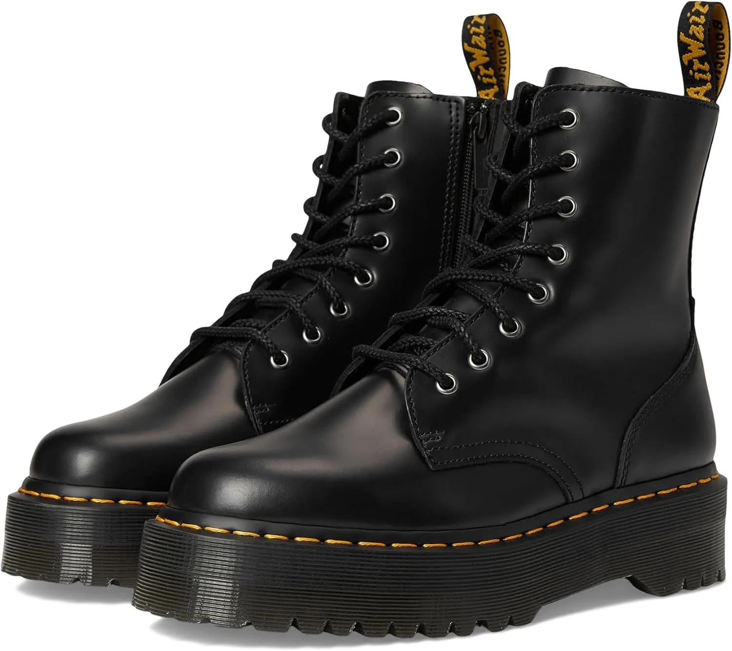 Dr. Martens, Jadon 8-Eye Leather Platform Boot for Men and Women
