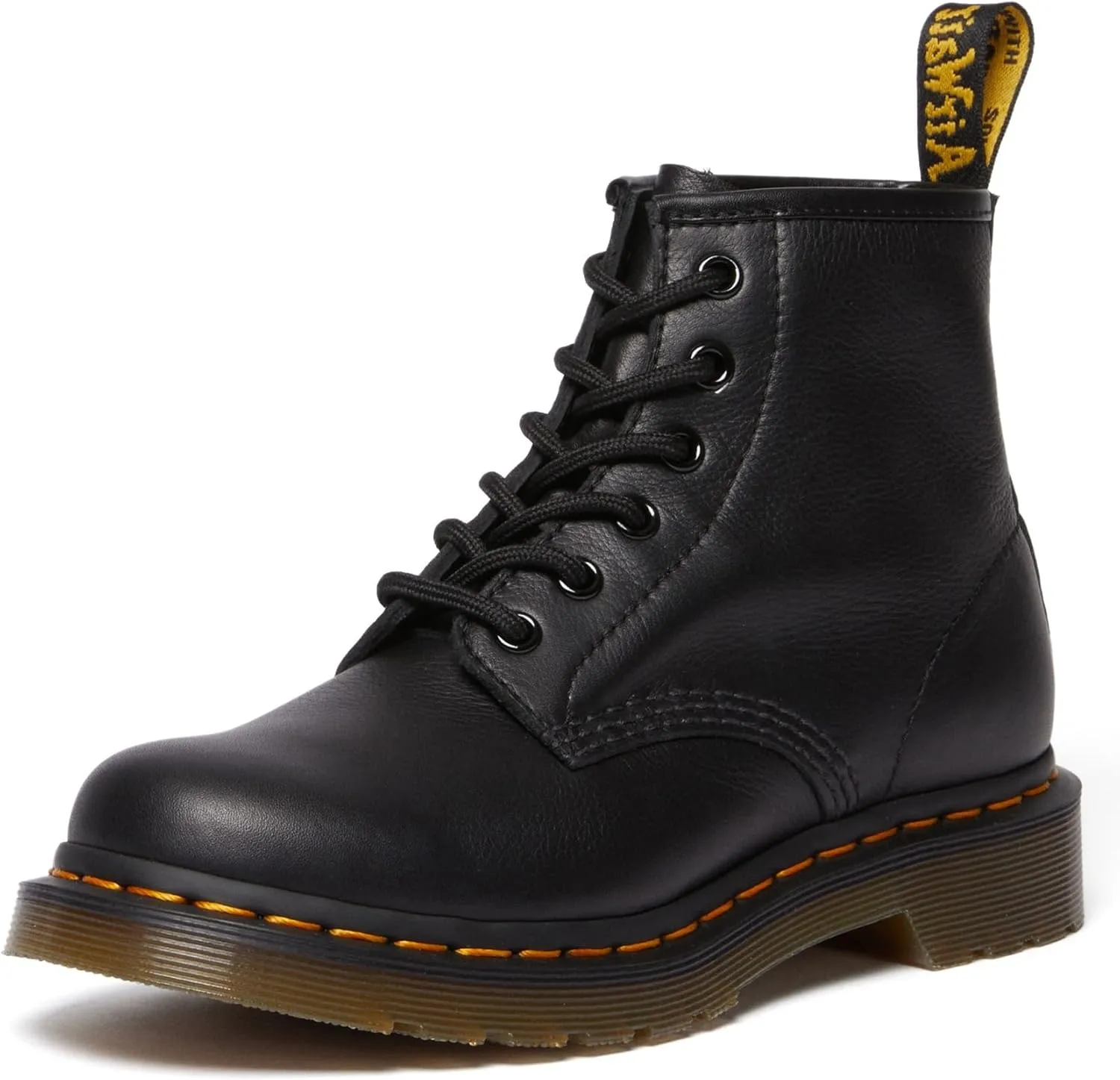 Dr. Martens Women's 101 Black Harvest Leather Fashion Boot