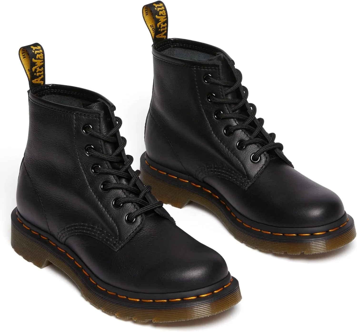 Dr. Martens Women's 101 Black Harvest Leather Fashion Boot