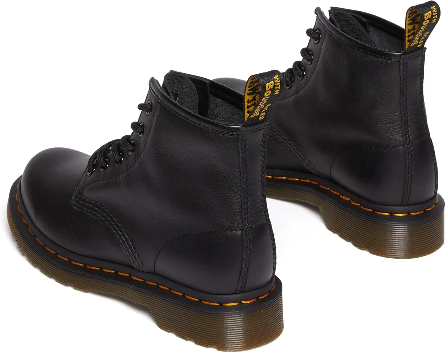 Dr. Martens Women's 101 Black Harvest Leather Fashion Boot