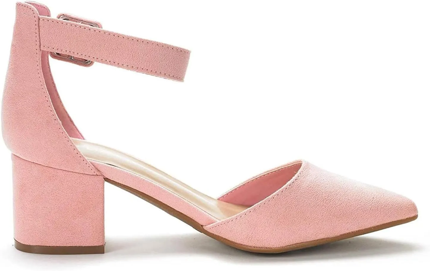 DREAM PAIRS Women's Low Heel Pump Shoes
