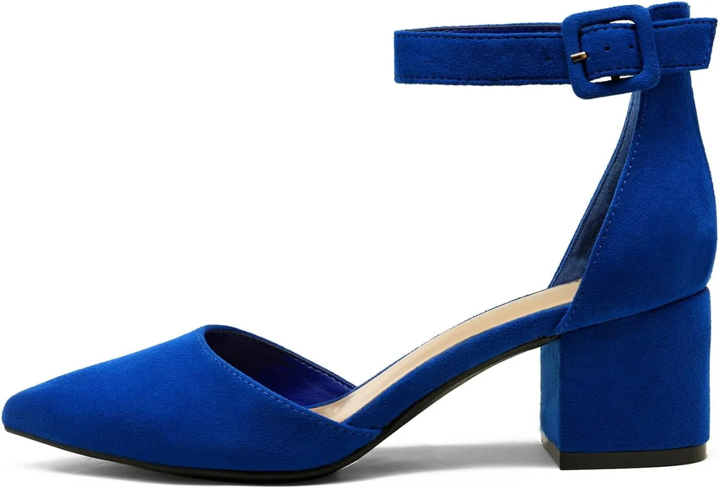 DREAM PAIRS Women's Low Heel Pump Shoes