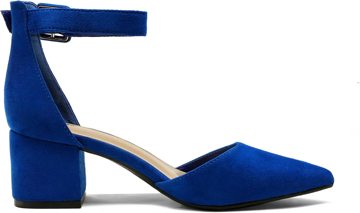 DREAM PAIRS Women's Low Heel Pump Shoes