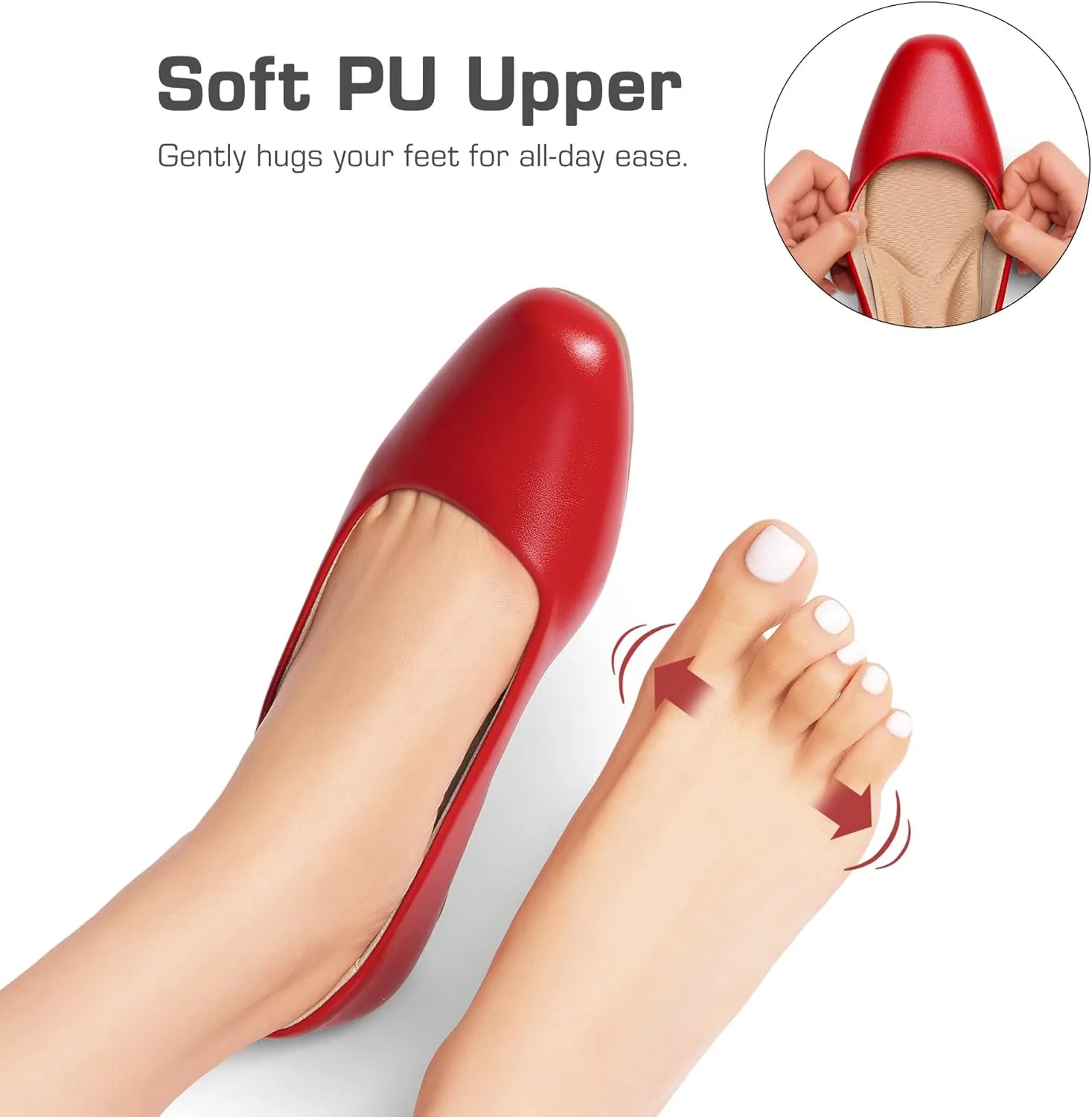 DREAM PAIRS Women's Pumps Low Chunky Closed Toe Heels for Women Comfortable Casual Slip-On Dress Shoes for Wedding Work Office Party