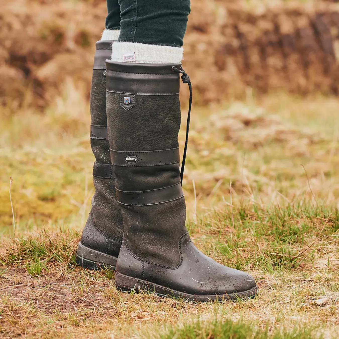 Dubarry Womens Galway Gortex Leather Boot Black