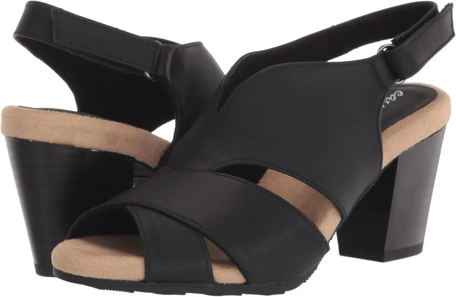 Easy Street Women's Annette Block Heel Heeled Sandal