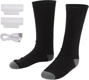 EVTSCAN Heated Electric Warm Thermal Boot Socks, Washable Thermal Heating Socks, Adjustable Warmth Rechargeable Heated Socks, for Hunting Winter Skiing Outdoors
