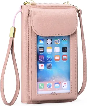 FALAN MULE Small Cell Phone Crossbody Bag Purse for Women, PU Leather Wallet Purse…
