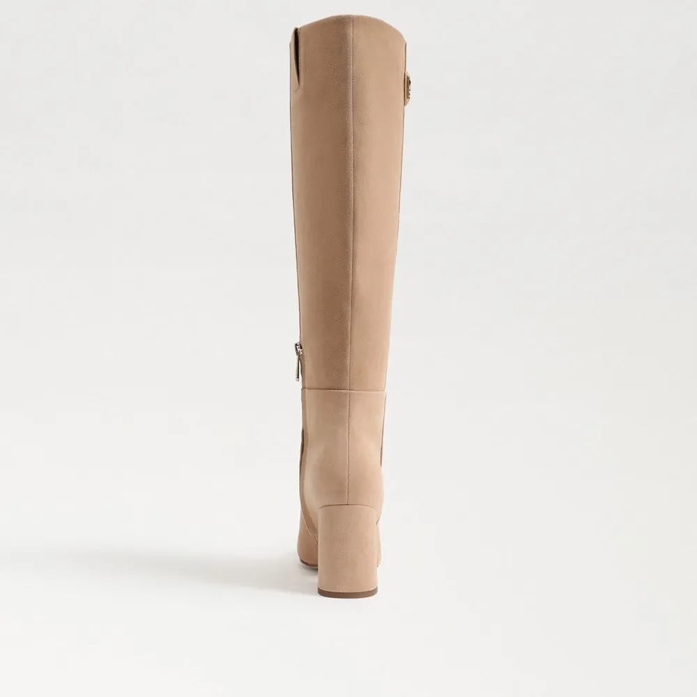 Faren Knee High Boot - Light Caramel Suede