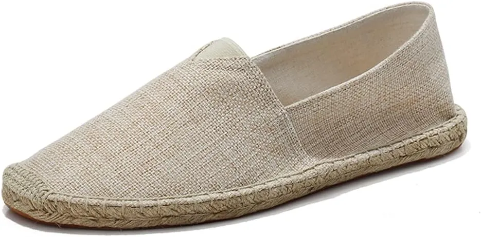 fereshte Mens Alpargata Espadrilles for Women Breathable Slip On Flats Shoes