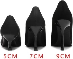 Fine Heel Pointed Satin High Heels Female Wedding Bride Bridesmaid 9cm/3.54in Shoes