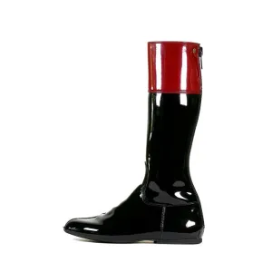 Flat Zip Boots