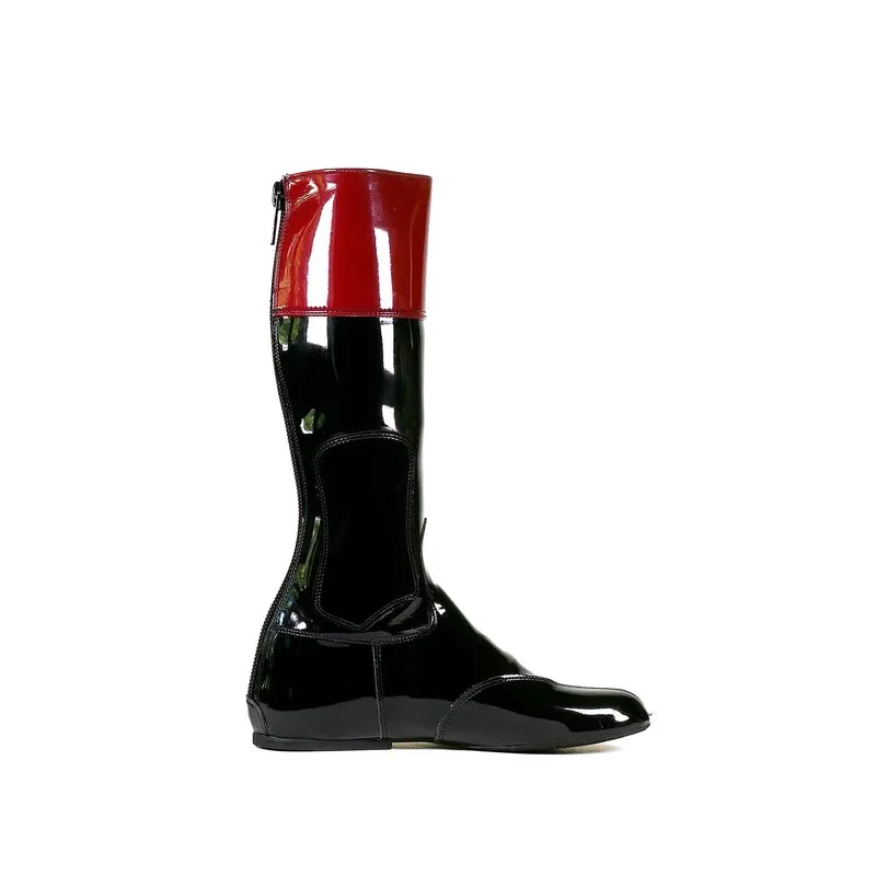 Flat Zip Boots