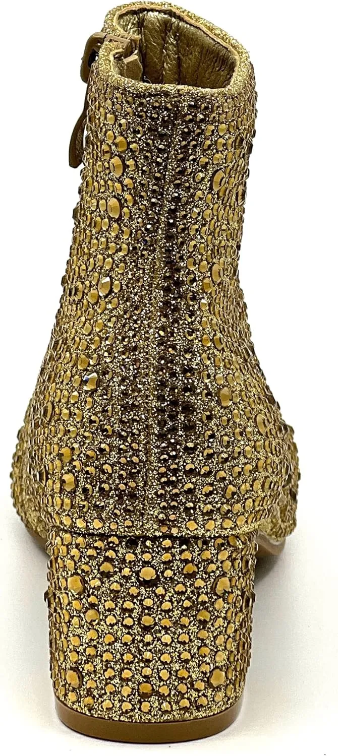 Forever Kids Rhinestone Ankle booties