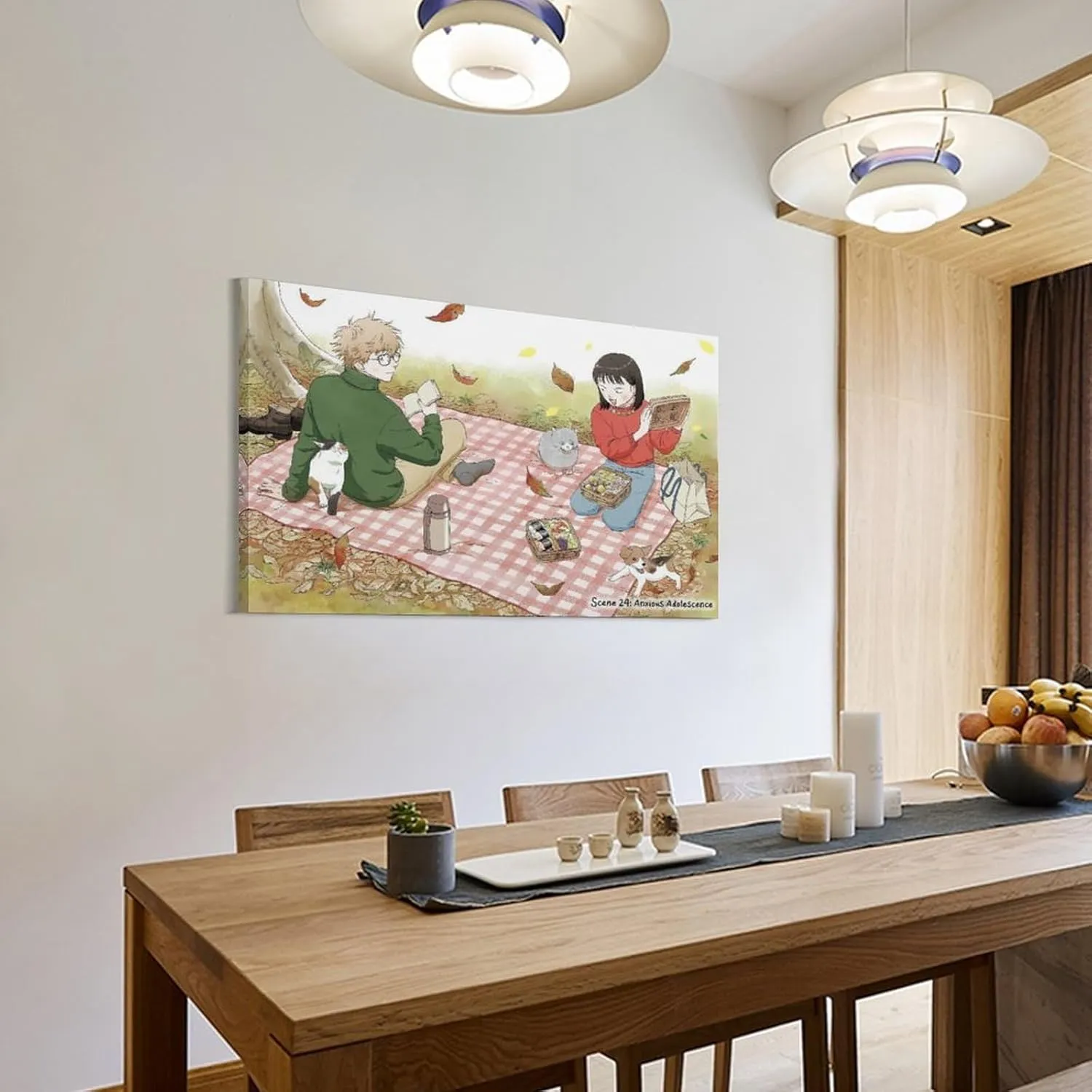 FRZYUDS Anime Skip And Loafer Poster Canvas Wall Art Posters For Room Aesthetic And Decor 1Canvas Painting Wall Art Poster for Bedroom Living Room Decor24x36inch(60x90cm)