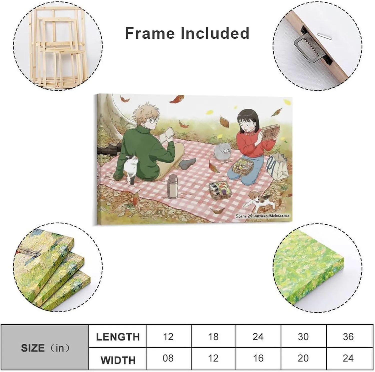 FRZYUDS Anime Skip And Loafer Poster Canvas Wall Art Posters For Room Aesthetic And Decor 1Canvas Painting Wall Art Poster for Bedroom Living Room Decor24x36inch(60x90cm)