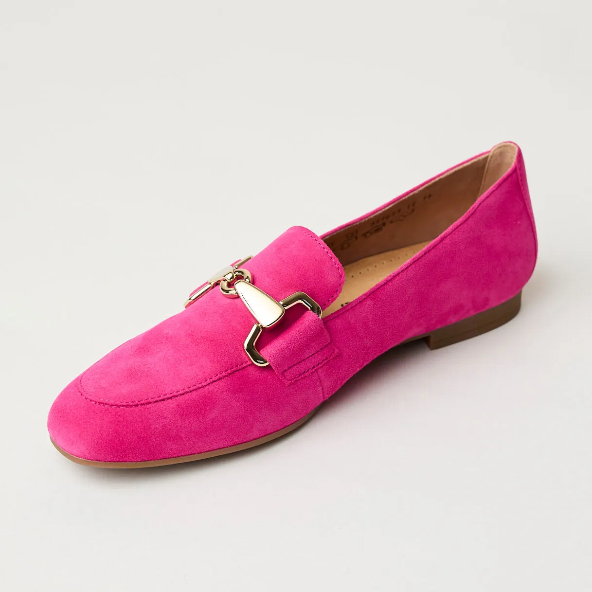 Gabor Fuchsia Suede Leather Loafers