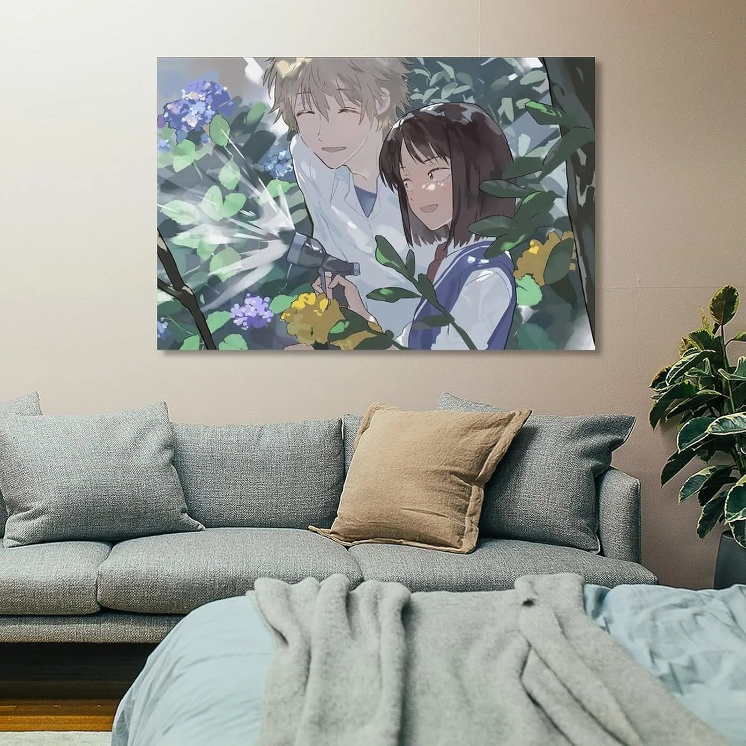GAUSKY Anime Skip And Loafer Poster Canvas Wall Art Posters For Room Aesthetic And Decor 8 Poster For Bedroom Bathroom Living Room Office Kitchen Decor 12x18inch(30x45cm) Frame-style