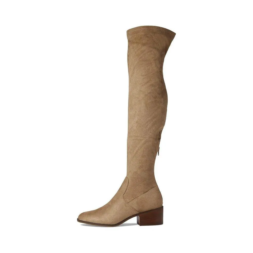 Georgette Taupe Over The Knee Boots