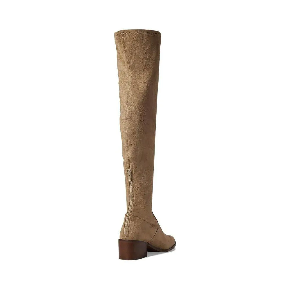 Georgette Taupe Over The Knee Boots