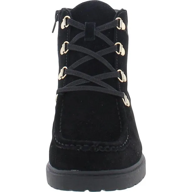 Giani Bernini Bertey Lace-Up Lug Sole Booties Black 6M