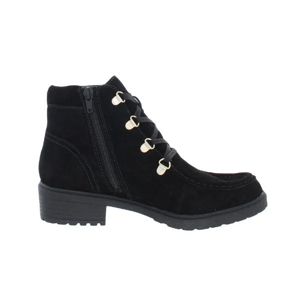 Giani Bernini Bertey Lace-Up Lug Sole Booties Black 6M