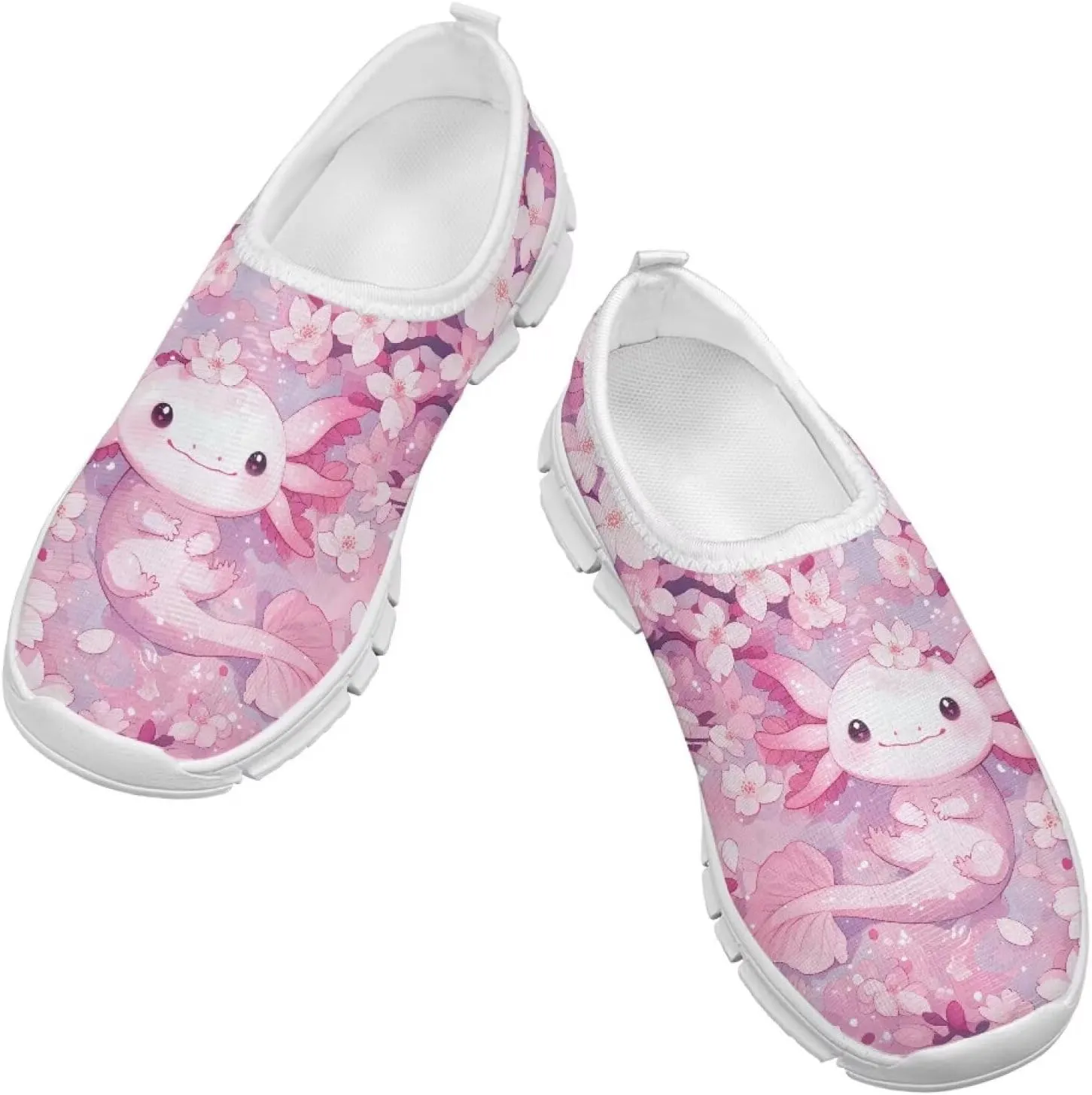 Girls Slip On Shoes Breathable Teen Girl Tennis Shoes for Outdoor Activities