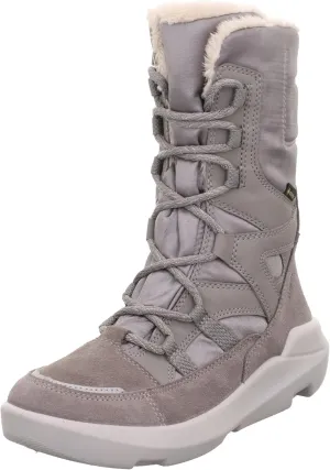 Girl's Twilight Snow Boot, Light Grey 2000, 0 UK Narrow