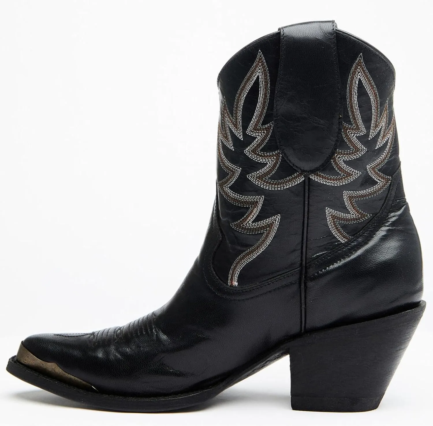 GORBINETI Women's Ankle Cowgirl Boots Pull on Suede Cowboy Boots Chunky Block Heel Western Boots Mid Calf Sky Blue Cowboy Boots US 5-14