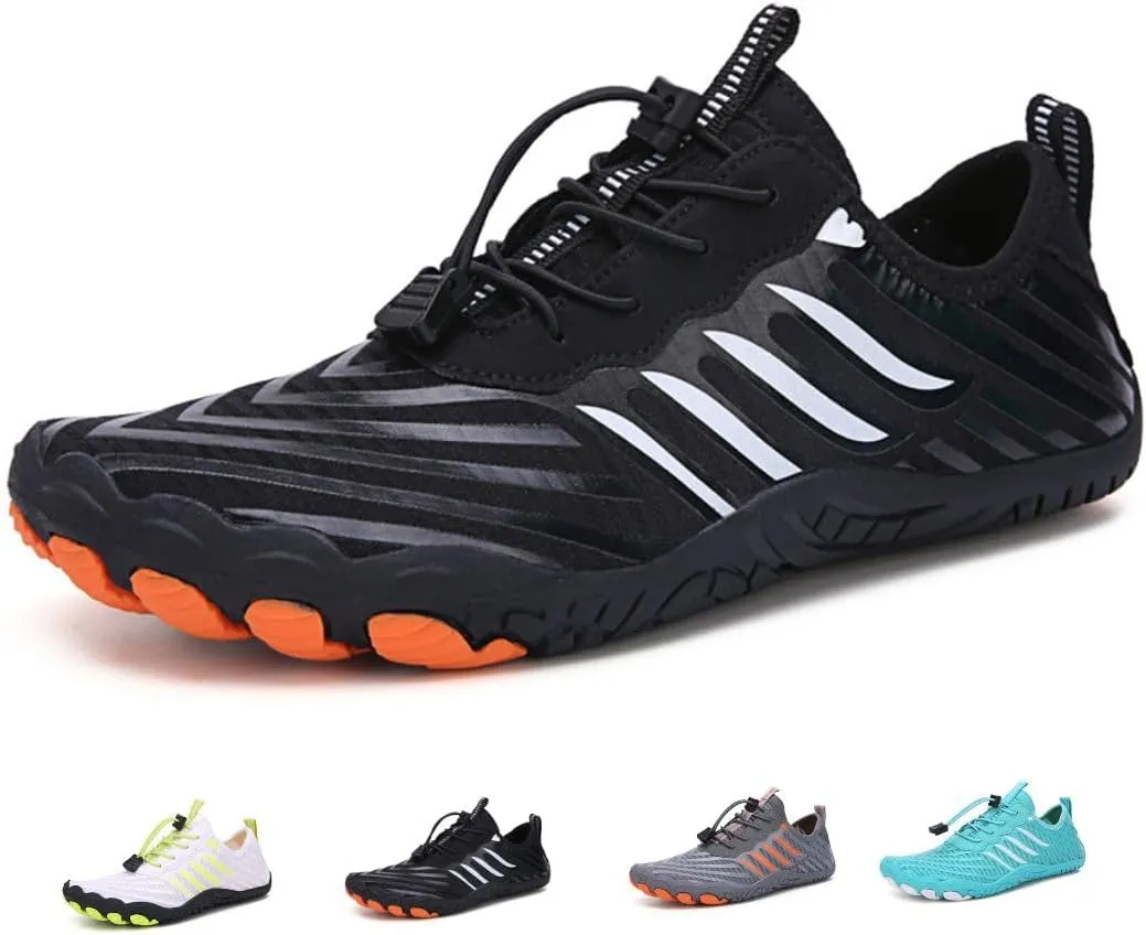 Grounded Footwear for Women, Grounded Footwear for Men with Neuropathy, Grounded Hike Barefoot for Womens Mens Waterproof Trail Running Healthy & Non-Slip Barefoot Shoes