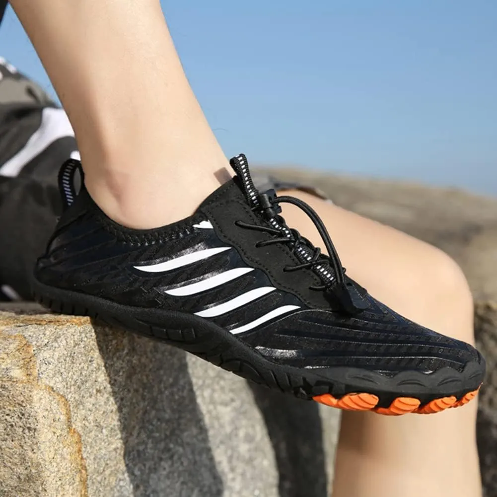 Grounded Footwear for Women, Grounded Footwear for Men with Neuropathy, Grounded Hike Barefoot for Womens Mens Waterproof Trail Running Healthy & Non-Slip Barefoot Shoes