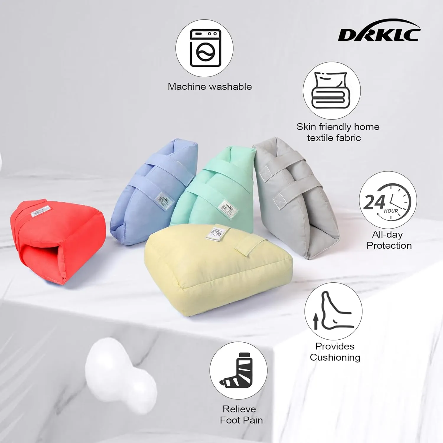 Heel Protectors for Pressure Sores,Adjustable Foot Boot Surgery Recovery Supplies for Elderly Bedridden Pressure Ulcer Ankle Pillow for Bed, Wheelchairs (Light Green - 1 Piece)