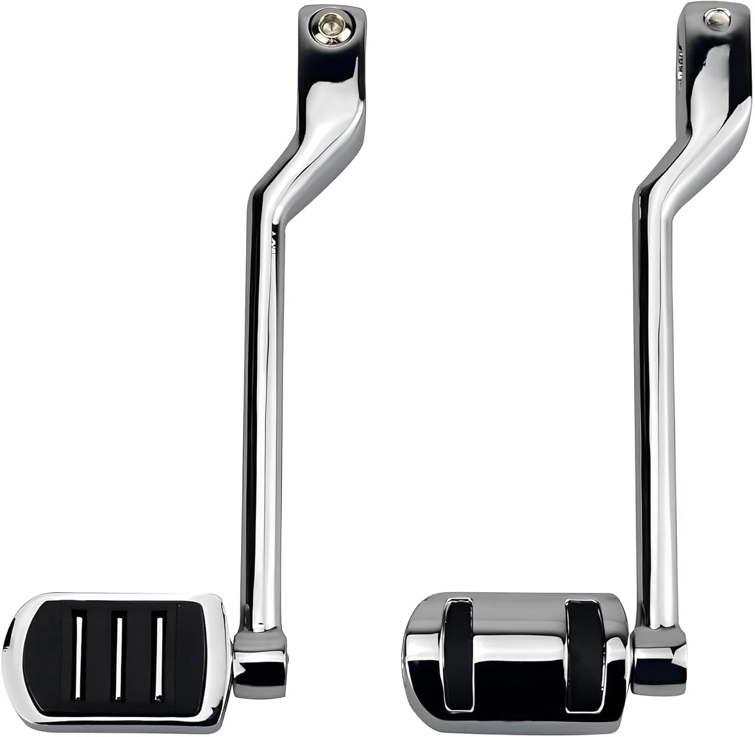 Heel Toe Shift Levers/Shifter Pegs for Harley Touring, Street Glide, Electra Glide, Road King, Road Glide,1988-2024, FL Softail 1986-2017, Trike 2008-2024 Models, Chrome (Heel Toe Shift Pegs)