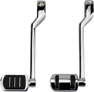 Heel Toe Shift Levers/Shifter Pegs for Harley Touring, Street Glide, Electra Glide, Road King, Road Glide,1988-2024, FL Softail 1986-2017, Trike 2008-2024 Models, Chrome (Heel Toe Shift Pegs)